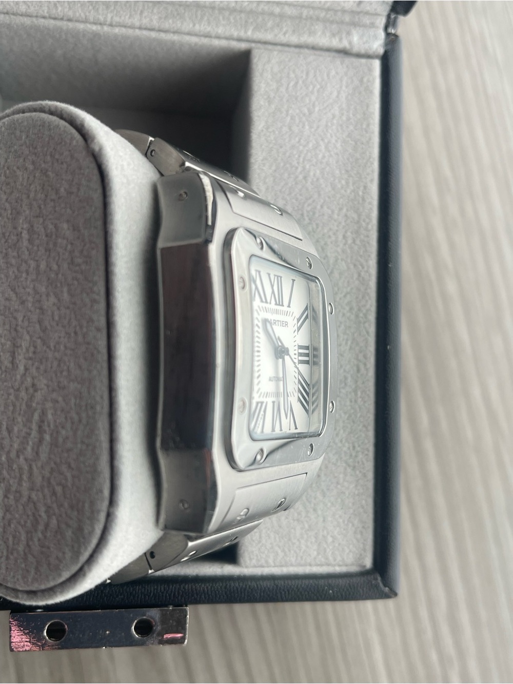 Cartier Men's Silver Stainless Steel Watch with White Dial - Picture 4 of 9
